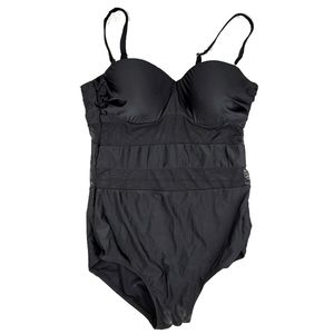 NWT Boutique Womens XXXL Black 1 Pc Suit